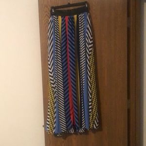 Striped Maxi Skirt